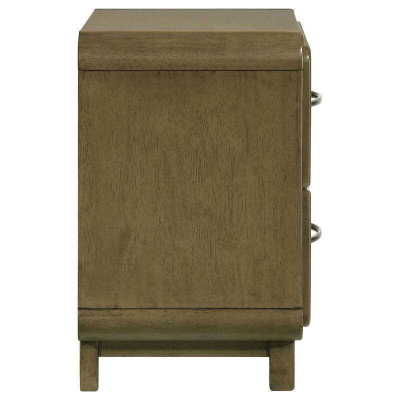 Tully Nutmeg 2-drawers Nightstand