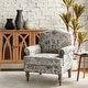 preview thumbnail 24 of 51, Yahweh Farmhouse Nailhead Armchair with Rolled Arms by HULALA HOME PAISLEY