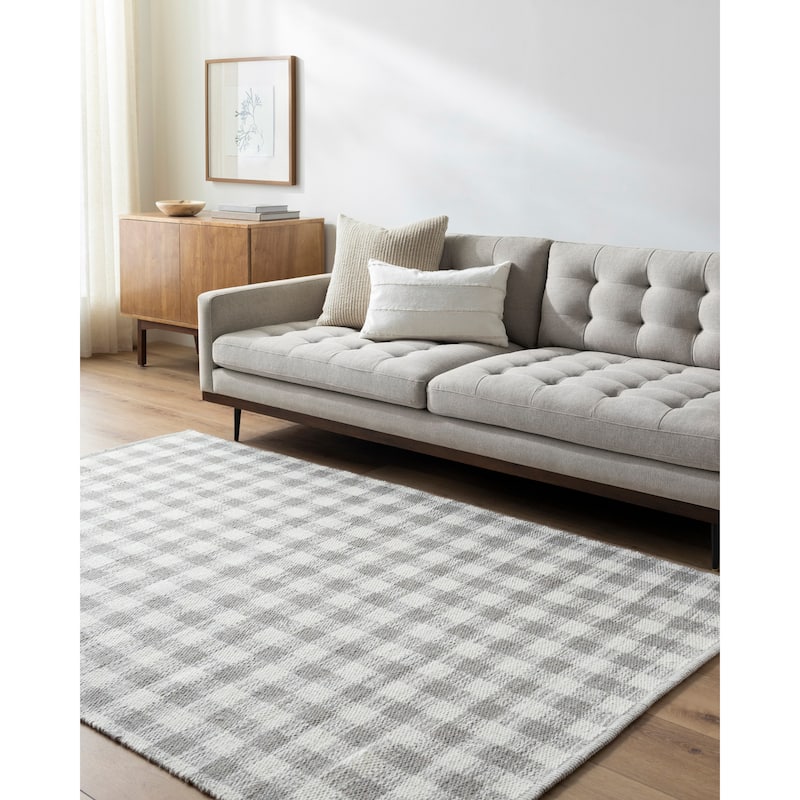 Nayely Casual Area Rug - Dark Gray - 2' 6" x 8'
