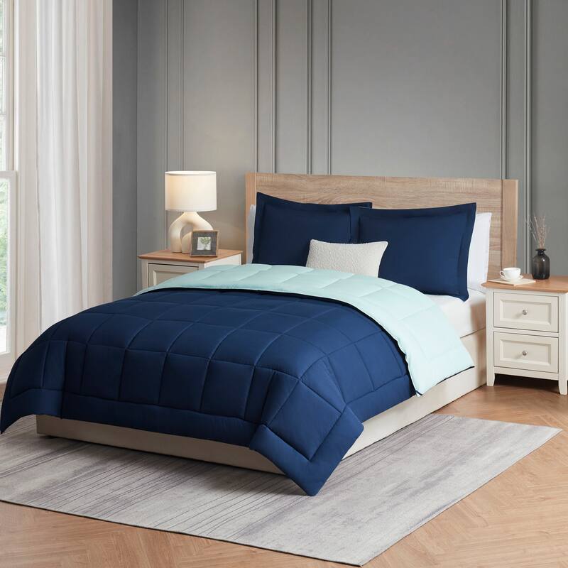 Empyrean All Season Alternative Down Lightweight Reversible Comforter Set