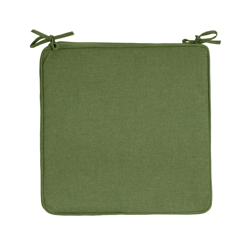 Roomfitters Noah Outdoor Dining Chair Cushion with Ties, Water Repellent Fabric, Patio Pad