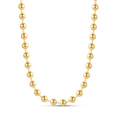 SHYMI Beaded Ball Bar Necklace - Gold