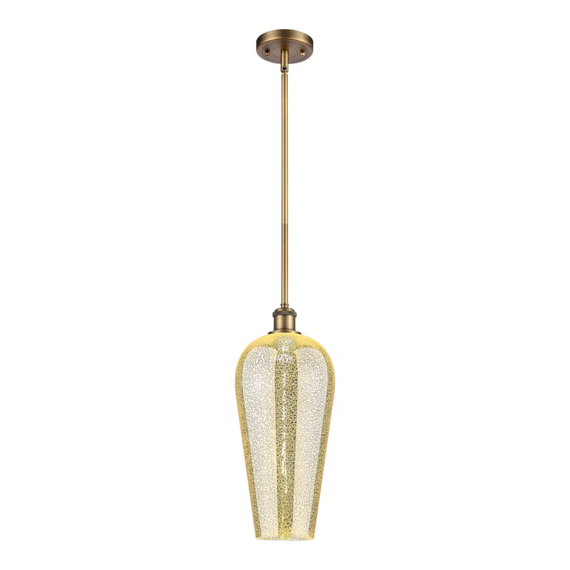 Innovations Lighting Endless Possibilities Ballston - Chelsea - 1 Light 8" Stem Hung Mini Pendant - Mercury/Brushed Brass
