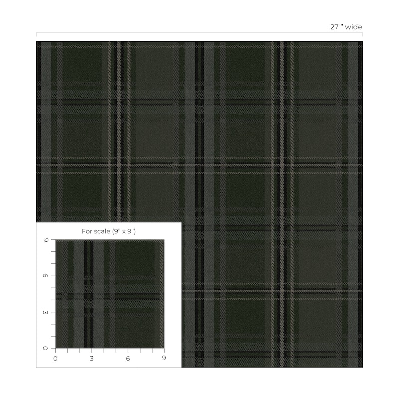 NextWall Classic Plaid Peel and Stick Wallpaper