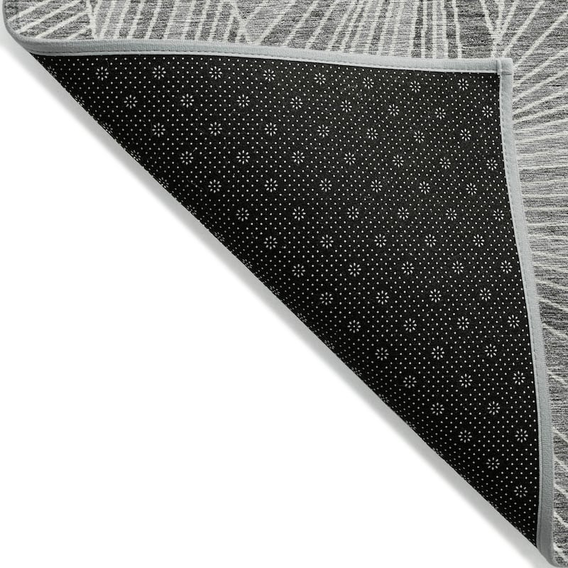 Machine Washable Indoor/ Outdoor Chantille Modern Mosaic Rug