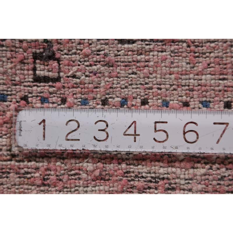 Animals Pink Gabbeh Indian Rug Handmade Wool Carpet - 4'0" x 5'8"