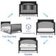 preview thumbnail 27 of 50, Graco Lauren 4-in-1 Convertible Crib - Converts to Toddler Bed, Daybed, and Full-Size Bed, 3 Adjustable Mattress Heights