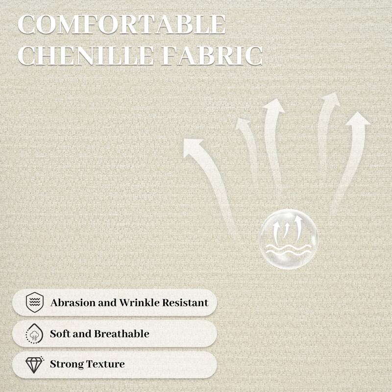 Accent Chairs, Living Room Chairs Upholstered Barrel Armchair for Living Room