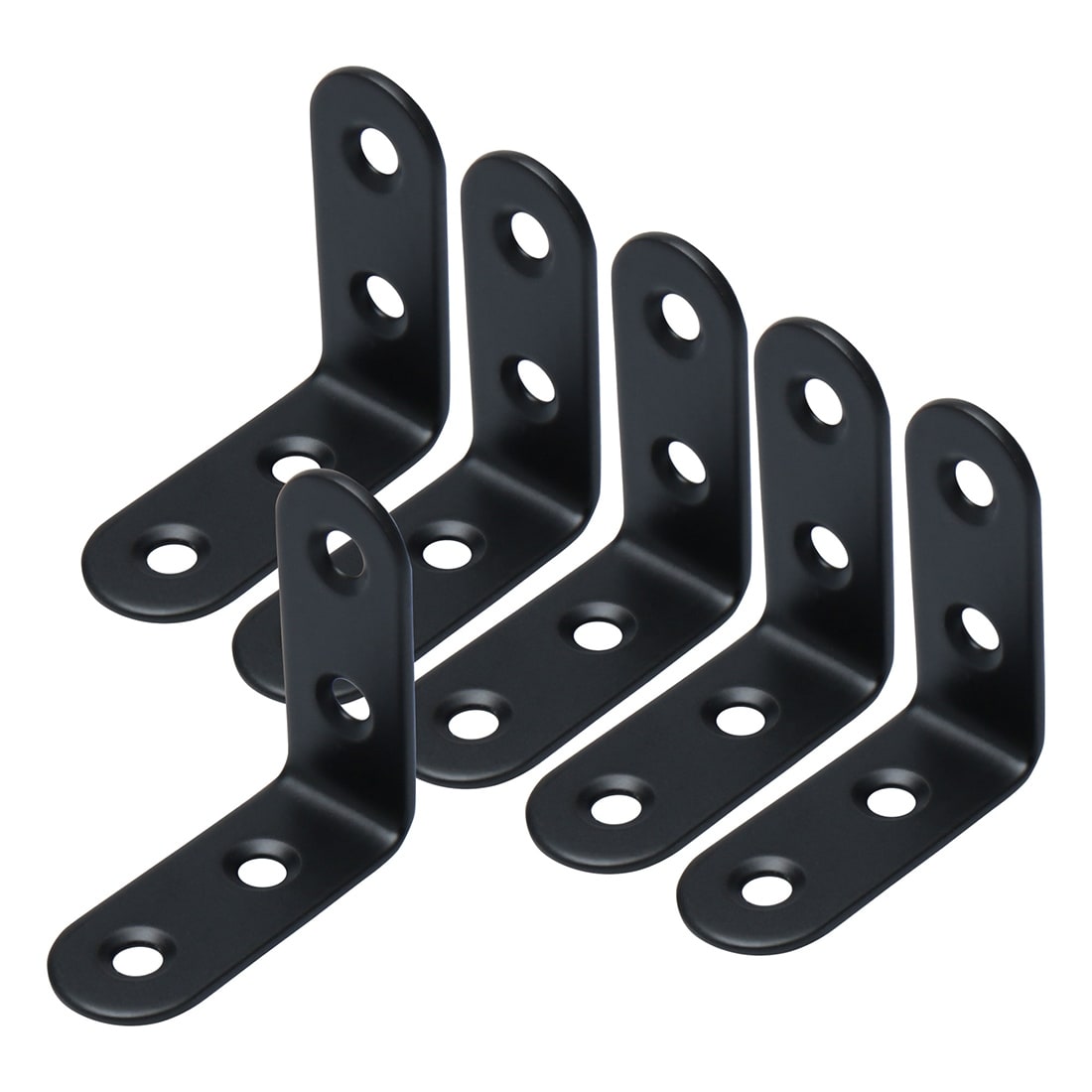 10pcs Stainless Steel Right Angle Bracket Corner Brace Joint 30 x 30mm Silver