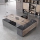 preview thumbnail 22 of 34, L-Shaped Executive Desk Adjustable Height with Universal Charging Ports Drawers and Cable Management 78.74"D x 86.61"W - Left Return