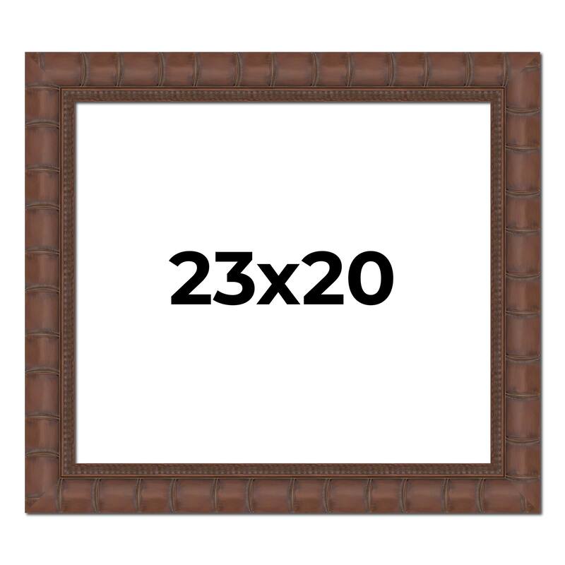 23x20 Frame Pewter Solid Wood Picture Frame Width 1.625 Inches | Interior Frame Depth 0.6875 Inches
