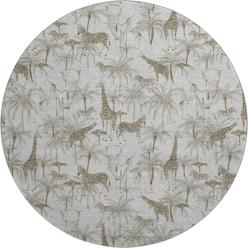 Premium Washable Super Soft Safari Mayfield Rug