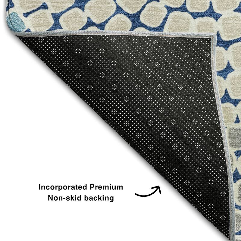 Premium Washable Super Soft Mosaic Colosseum Mayfield Rug