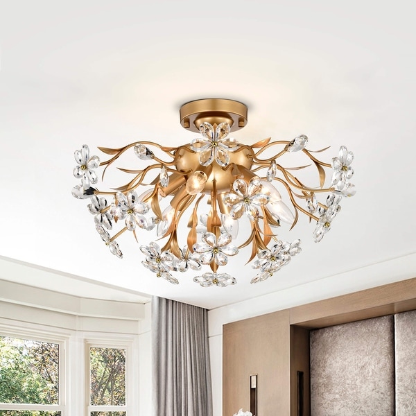 Elena 3 light square flush fitting on sale