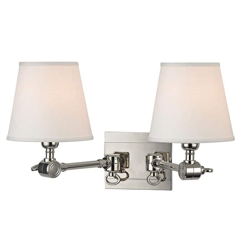 Hudson Valley Lighting Hillsdale 2 Light 10" Tall Wall Sconce