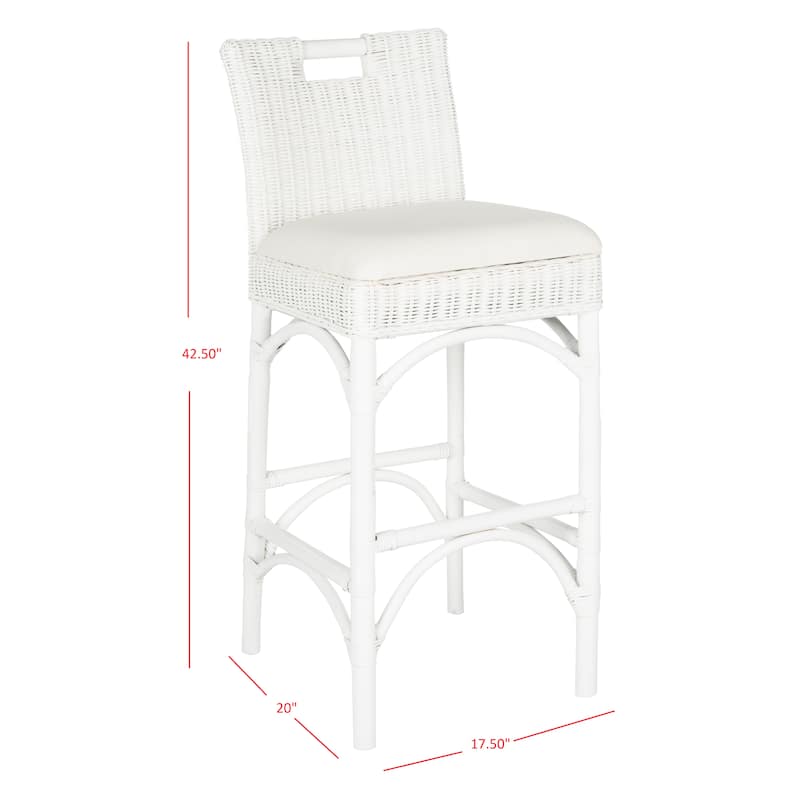 SAFAVIEH Alana 18-inch Bar Stool - 17Wx16Dx43H