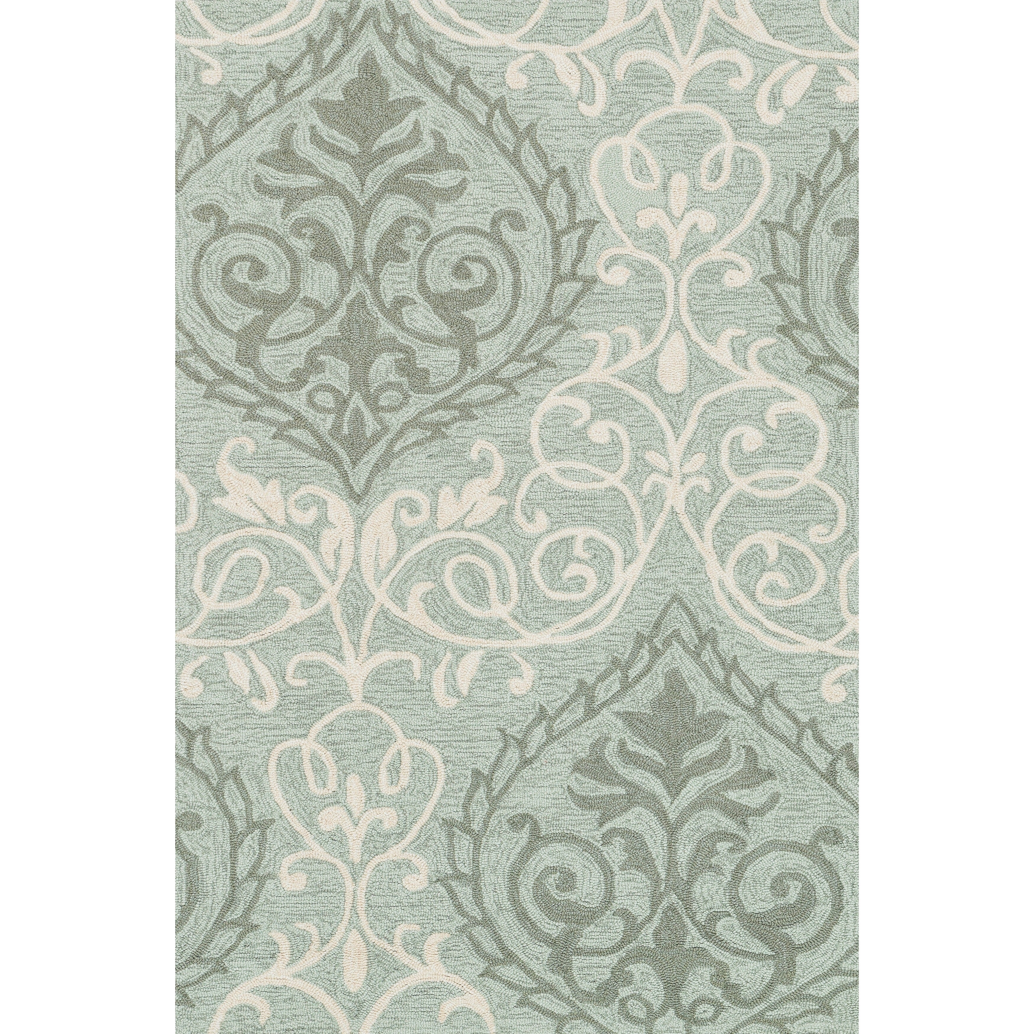 Alexander Home Valentina Hand Hooked Transitional Damask Area Rug On Sale Overstock 21507402