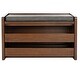SAFAVIEH Percy Shoe Storage Bench -White / Grey - 33.8" x 17.5" x 20.6" - 33.8" x 17.5" x 20.6"