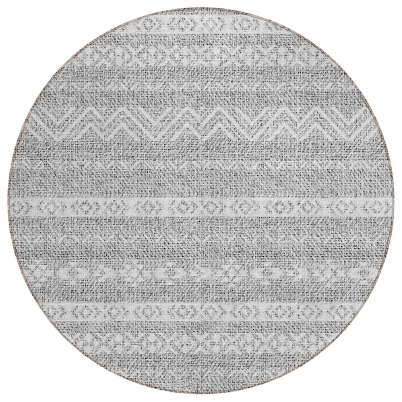 HomeRoots Southwestern Transitional Rectangle Outdoor Rug