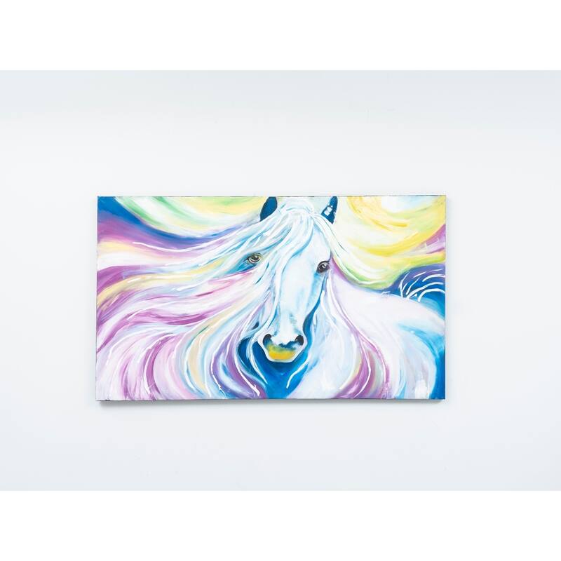 Wandela Wall Canvas Paintings 47'' x 27'' - Pink