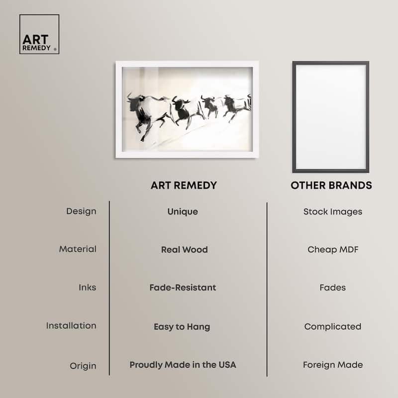 Bovine II Shadowbox by Art Remedy