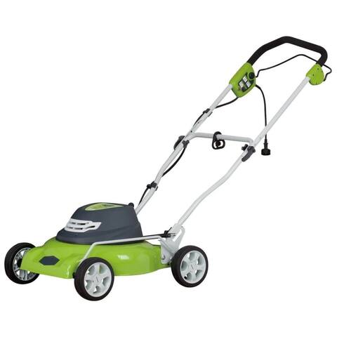 12 Amp 18-inch Corded Electric Walk-Behind Push Lawn Mower