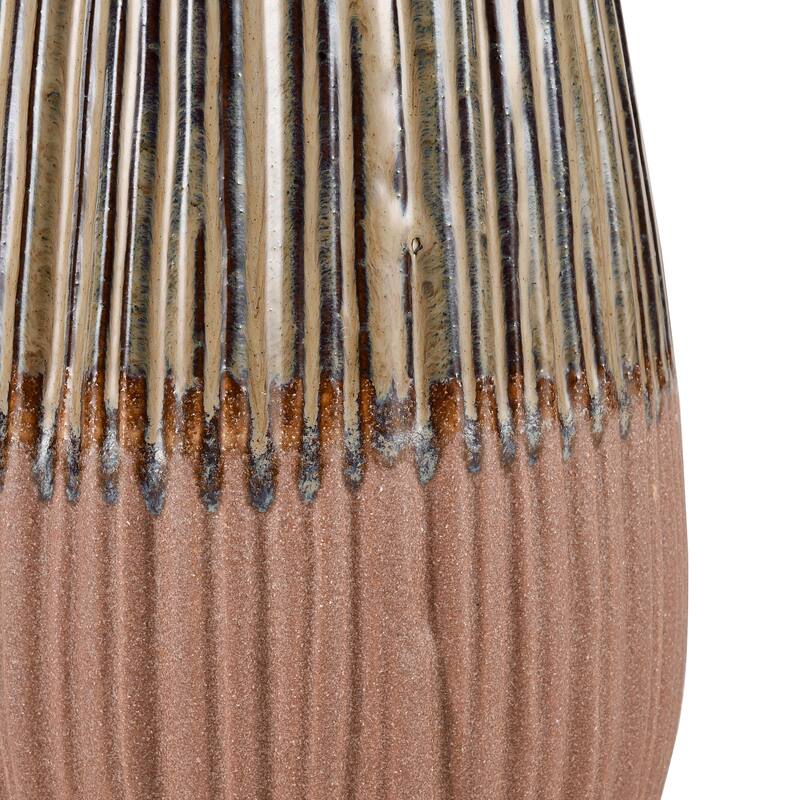 Elk Home Cooper Champagne Gold Earthenware 5.5 Inch Wide Vase