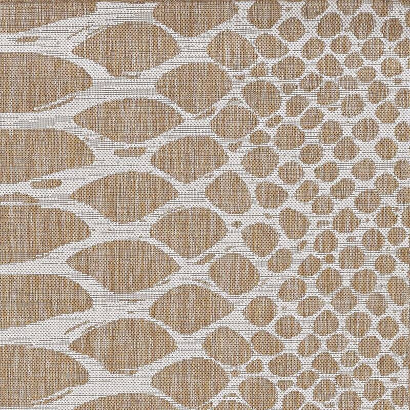 Alluz Artistic Abstract Weather Resistant Trendy Modern Outdoor Rug - 3' X 4'