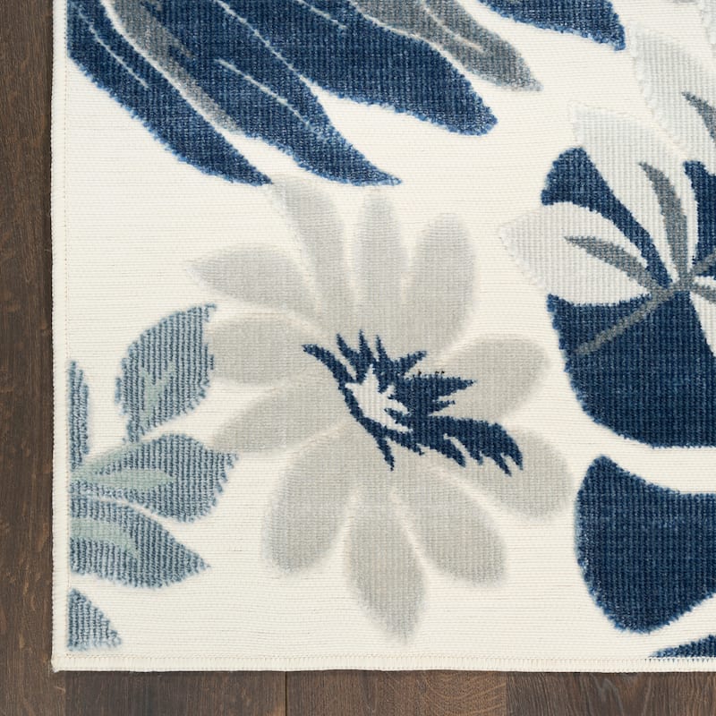 Nourison Suncoast Indoor/Outdoor Tropical Floral Area Rug