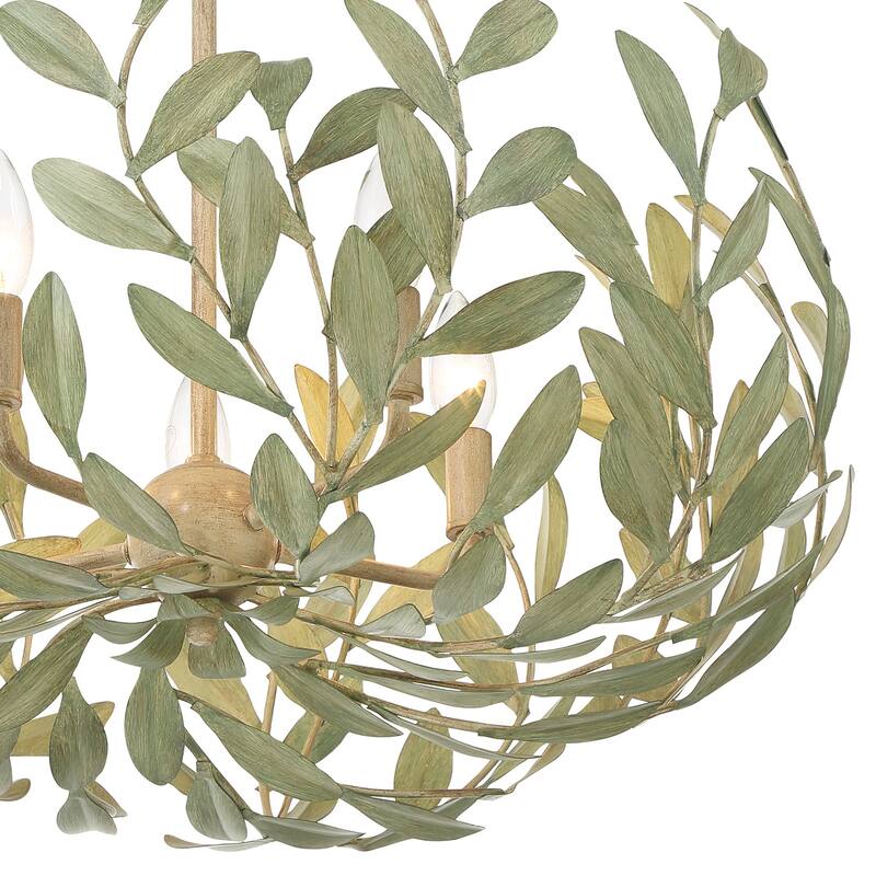 Crystorama Lighting Group 566 Broche 5 Light 23" Wide Taper Candle