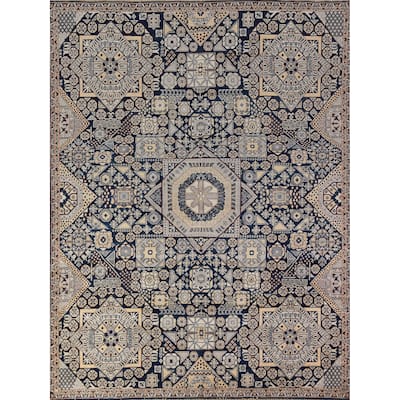 Vegetable Dye Ziegler Oriental Rug Handmade Wool Carpet - 7'9"x 9'9"