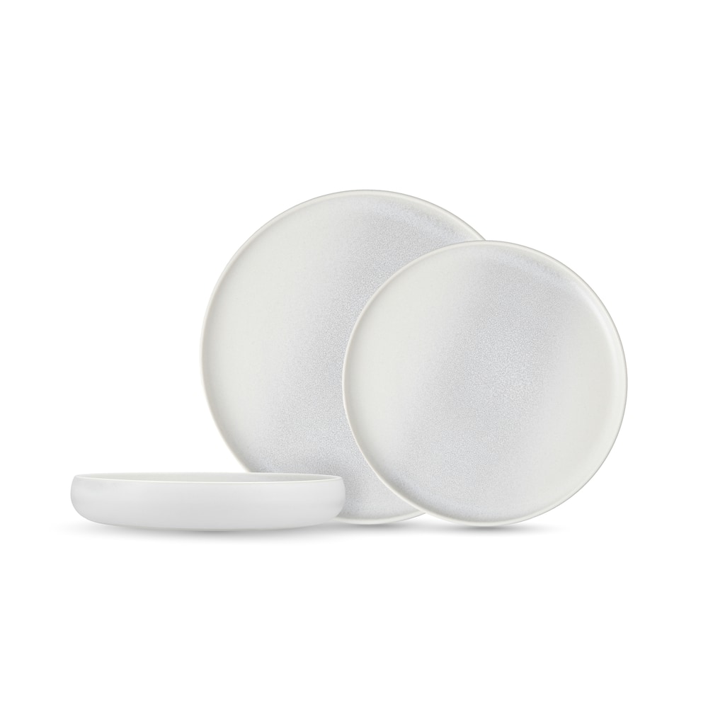 Cloud Terre Iceland Stoneware, 12 Piece Dinnerware Set (Service for 4)