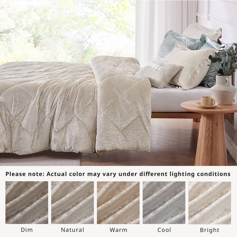 Intelligent Design Isabel Velvet Comforter Set