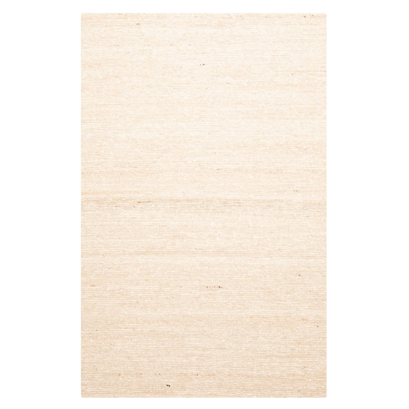 ECARPETGALLERY Braid weave Sienna Cream Wool Rug - 5'1 x 7'9