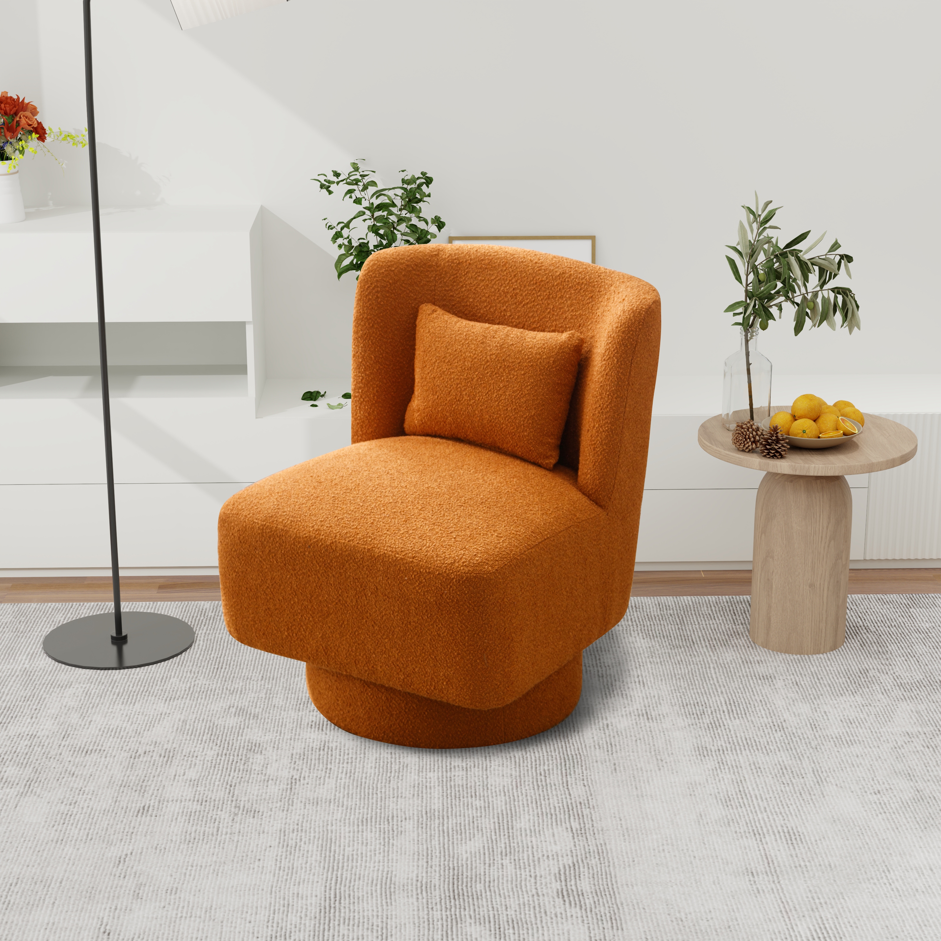 Caramel accent sales chair