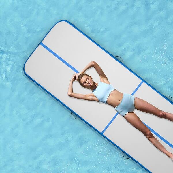 Goplus 10 Inflatable Gymnastics Mat Air Track Floor Mats Water Overstock 22363656