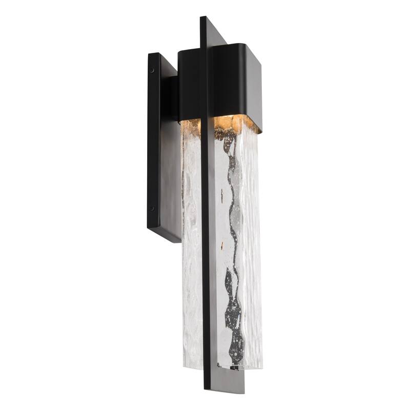 Mist 16in LED Indoor or Outdoor Wall Light 3000K Black