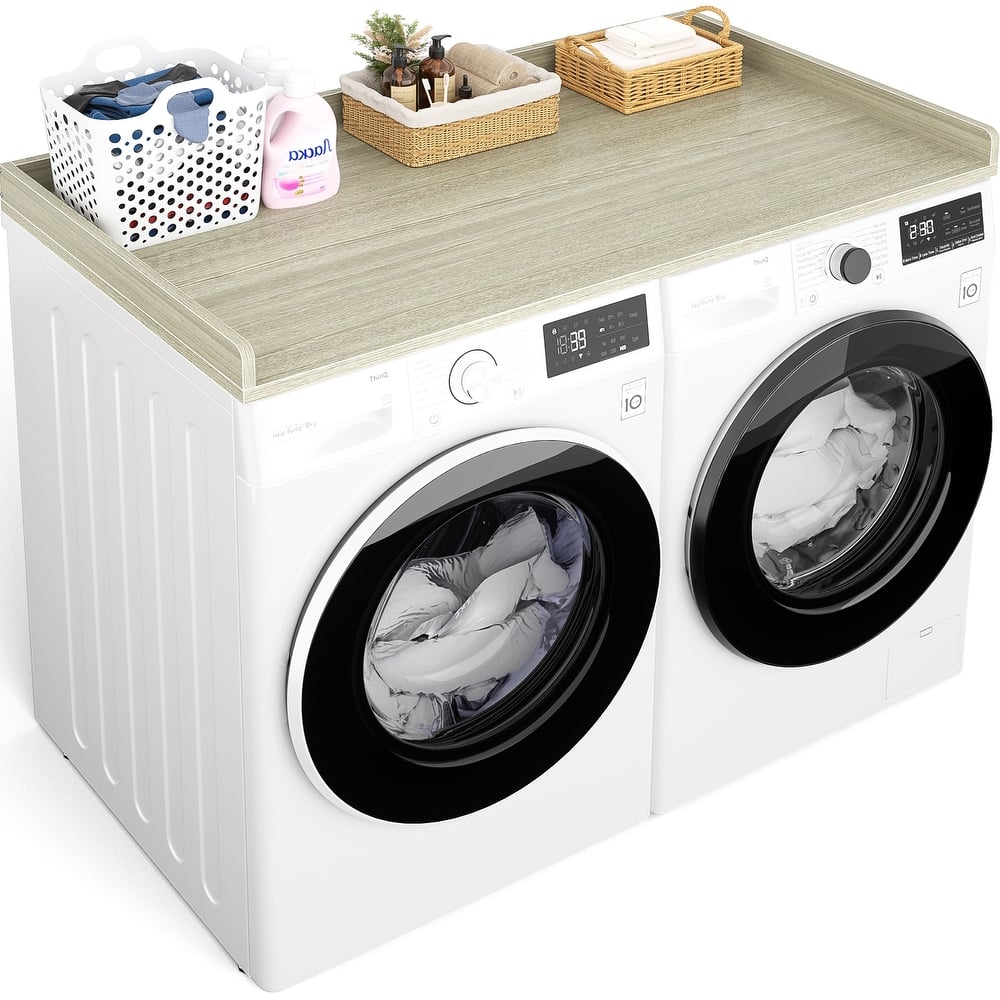 Laundry Countertop for Washer and Dryer, Over Washer Dryer Topper for Storage and Organization