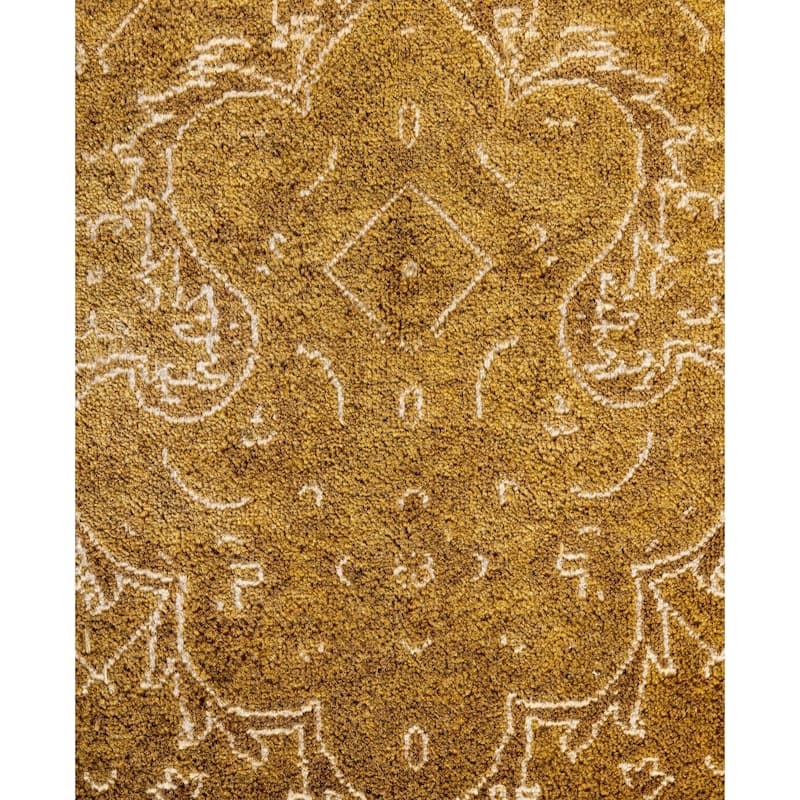 Overdyed One-of-a-Kind Hand-Knotted Area Rug - Gold - 8' 1" x 10' 4"