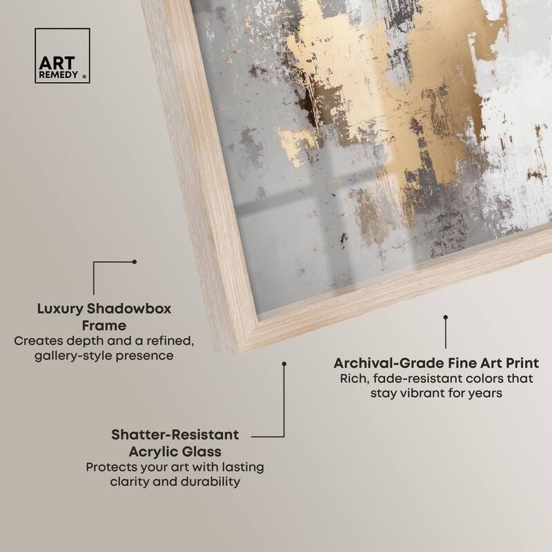 Ghostly Glimmer I Shadowbox by Art Remedy