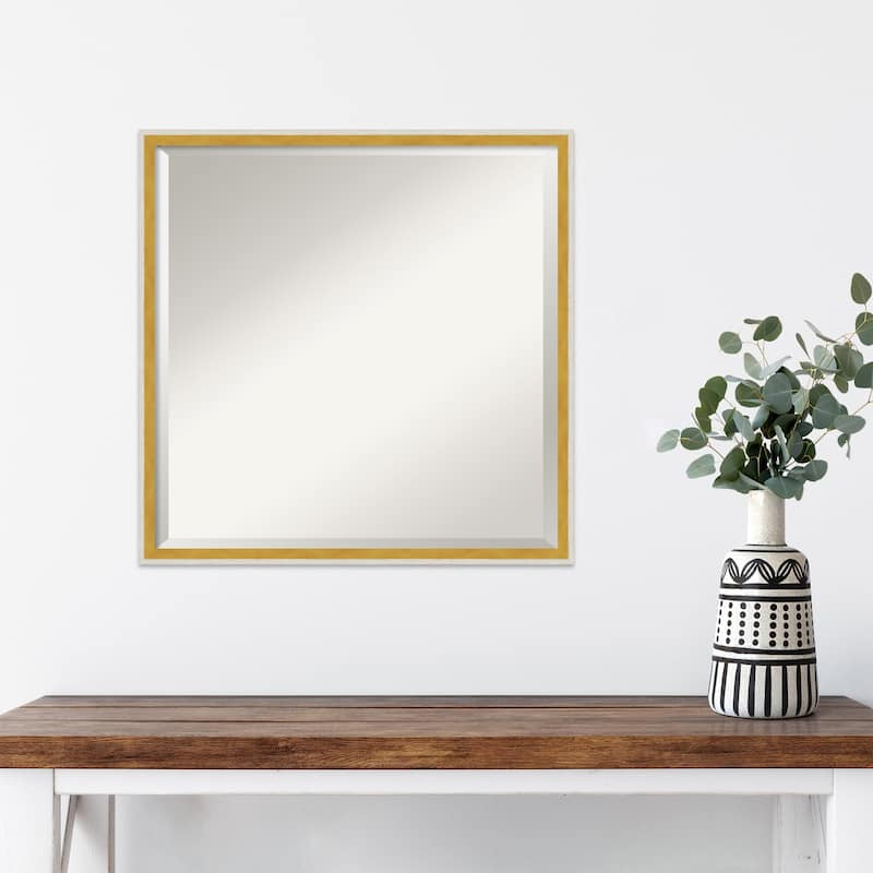 Paige Beveled Wood Framed Wall Mirror
