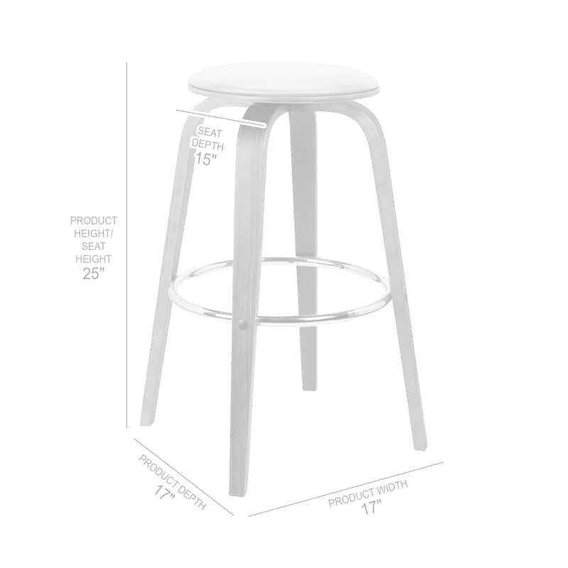 Harbor Backless Swivel Counter/Bar Stool