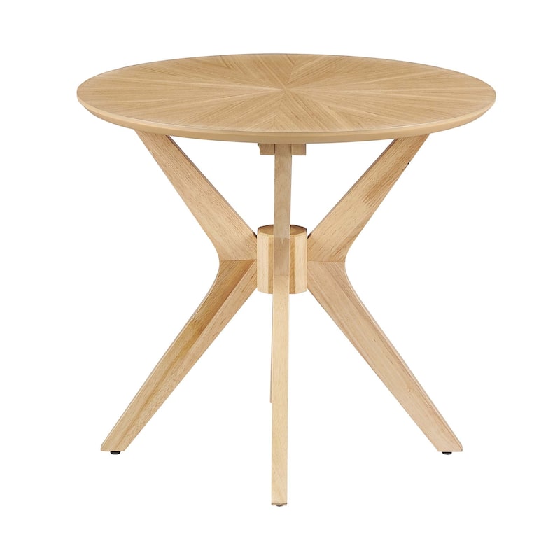 Crossroads 24" Round Wood Side Table - 24" x 24"