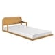 preview thumbnail 11 of 12, Pkolino Curva Rattan Floor Bed - FSC Certified Solid Wood - Natural