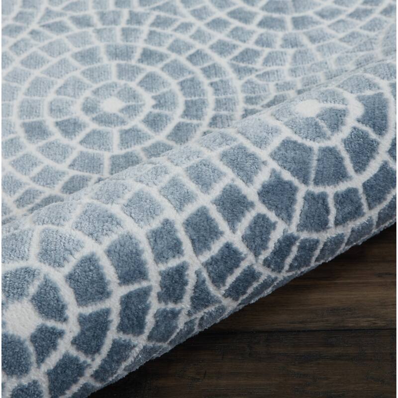 Nourison Urban Chic Modern Geometric Medallions Area Rug