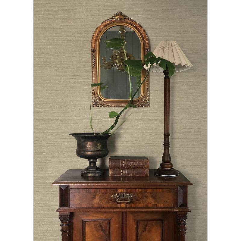 Chris Loves Julia x A-Street Prints Roderick Neutral Textured Wallpaper