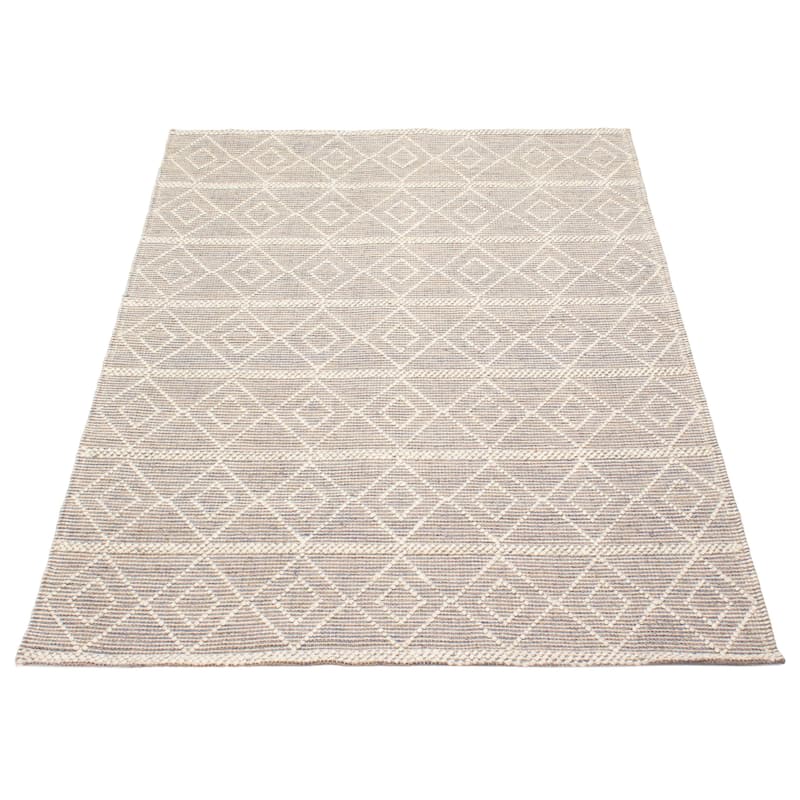 ECARPETGALLERY Braid weave Sienna Tan Wool Rug - 5'2 x 7'7