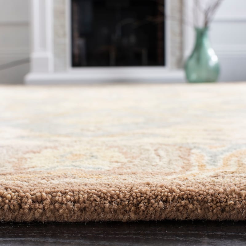SAFAVIEH Handmade Anatolia Katja Traditional Oriental Hand-spun Wool Rug
