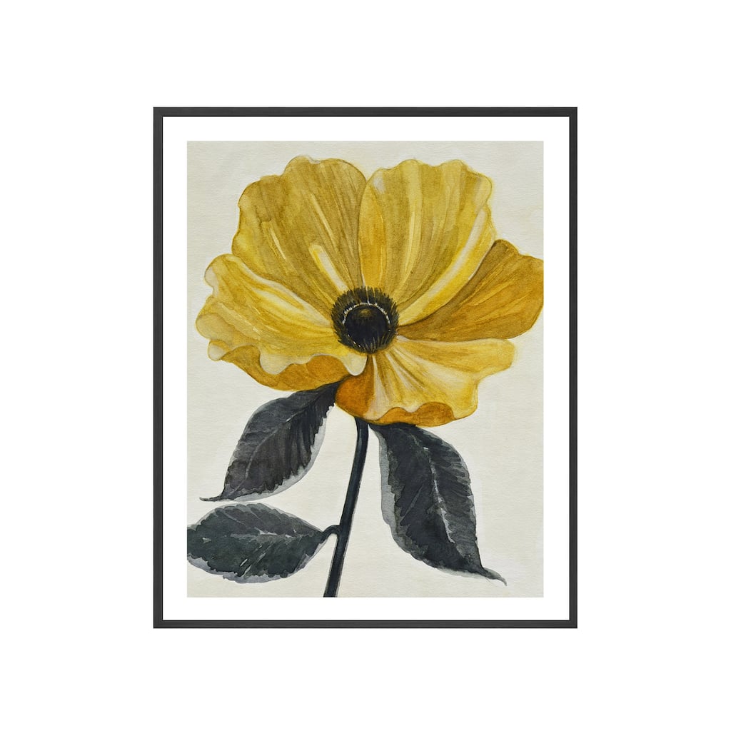 Graceful Poppy IV Framed Print Wall Art by Norman Wyatt Jr.