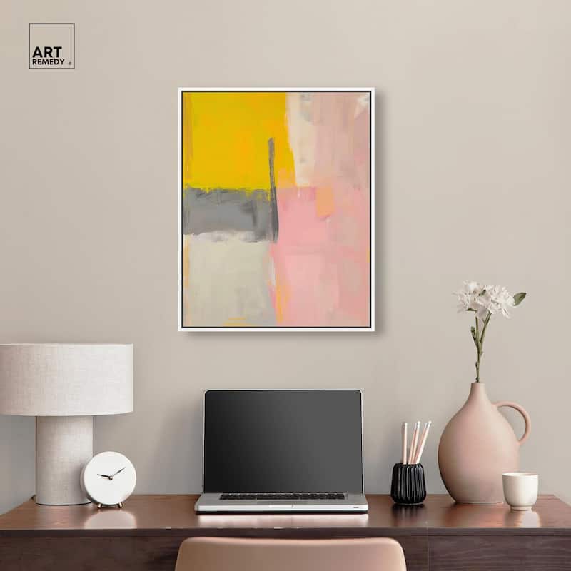 Tangerine Blush II Canvas by Art Remedy